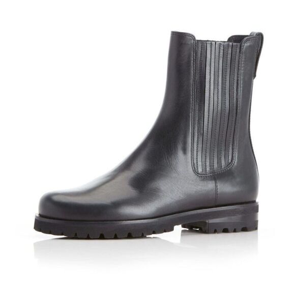 Marion Parke Chelsea Utility Boot Black Calf Leather made in Italy Size 8.5 $795 - Picture 1 of 10